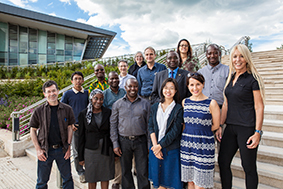 GEM 2014 Travel Awardees, Wellcome Genome Campus. Credit: Thomas Farnetti.